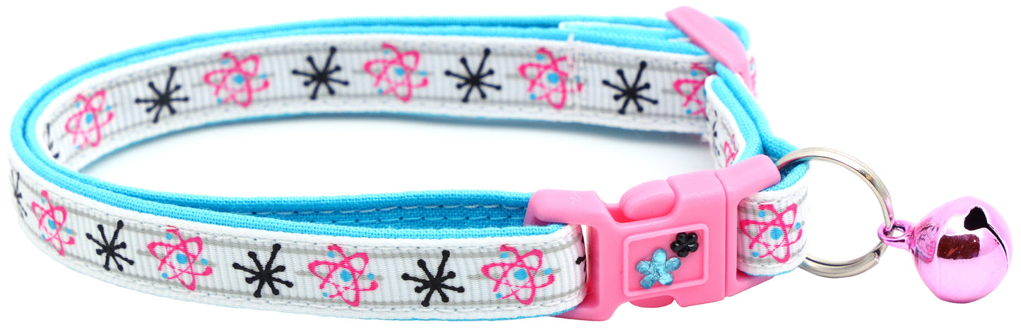 Atoms on White Cat Collar