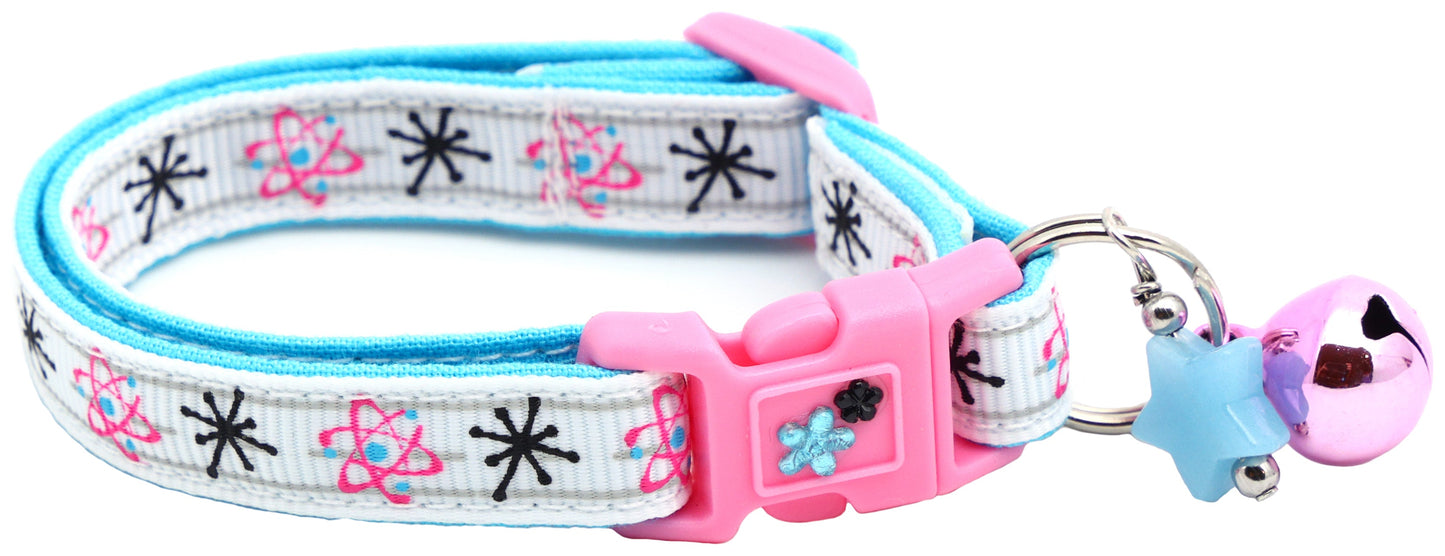 Atoms on White Cat Collar