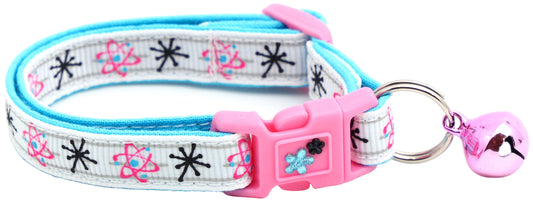 Atoms on White Cat Collar