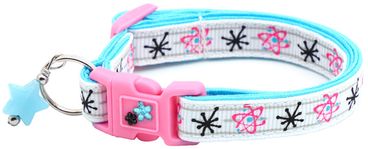 Atoms on White Cat Collar